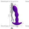 Dilatador anal con 12 modos de vibracion y carga USB